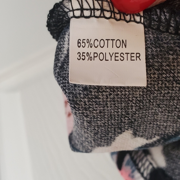 NWOT Black and Floral Dress - Picture 10 of 11